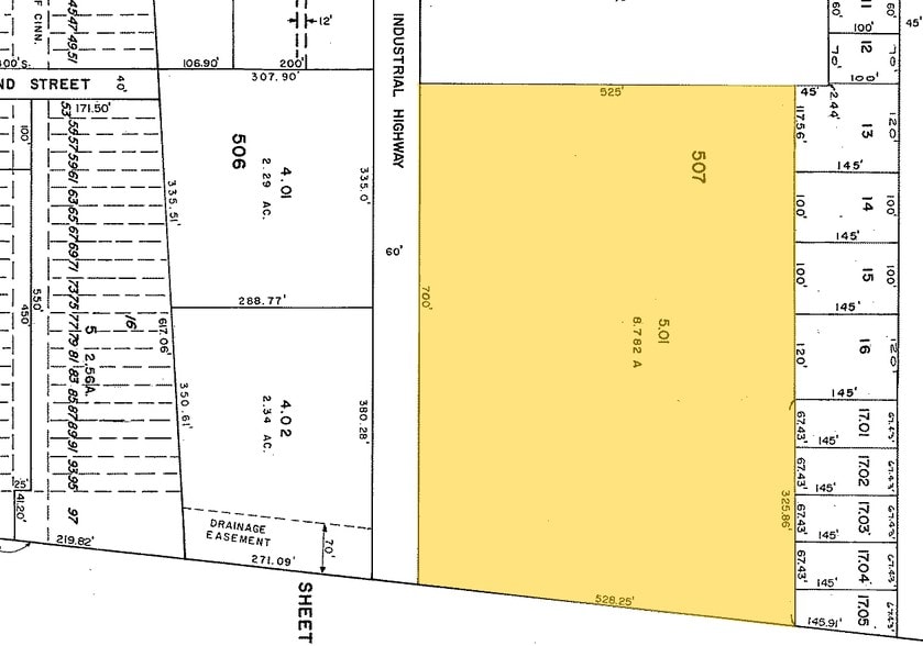 855 Industrial Hwy, Cinnaminson, NJ for lease - Plat Map - Image 2 of 8