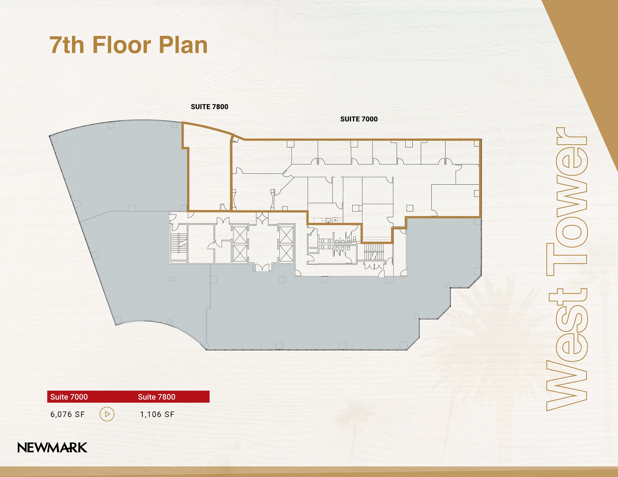 5000 Birch St, Newport Beach, CA à louer Plan d’étage- Image 1 de 1