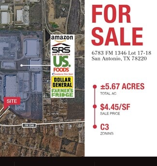 More details for 6783 FM 1346, San Antonio, TX - Land for Sale