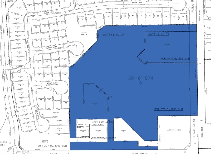 9880 S Rural Rd, Tempe, AZ à louer - Plan cadastral - Image 2 de 2