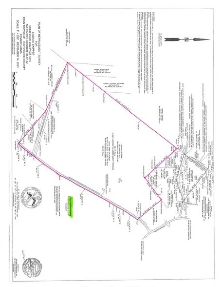 13420 Upper Corners Rd, Hesston, PA à vendre - Plan de site - Image 3 de 3