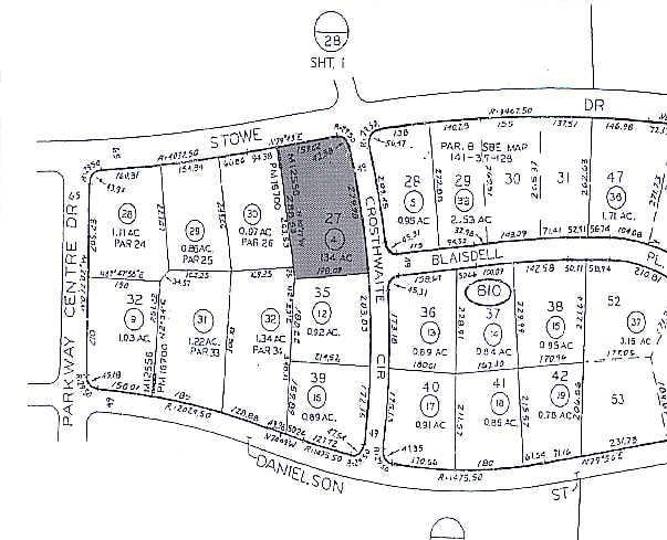 13685 Stowe Dr, Poway, CA for lease Plat Map- Image 1 of 2