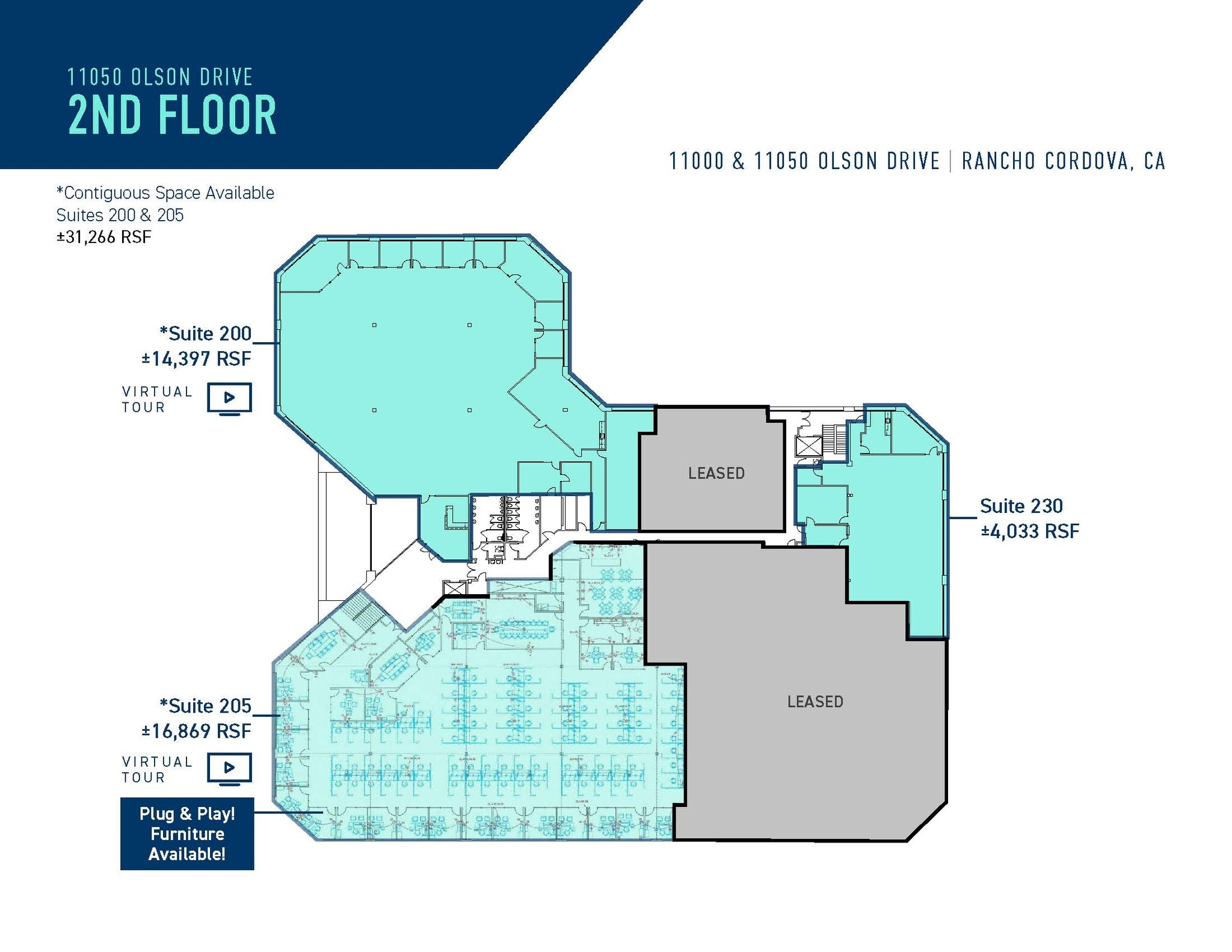 11000 Olson Dr, Rancho Cordova, CA for lease Floor Plan- Image 1 of 1