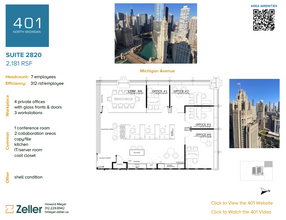 401 N Michigan Ave, Chicago, IL for lease Floor Plan- Image 1 of 1