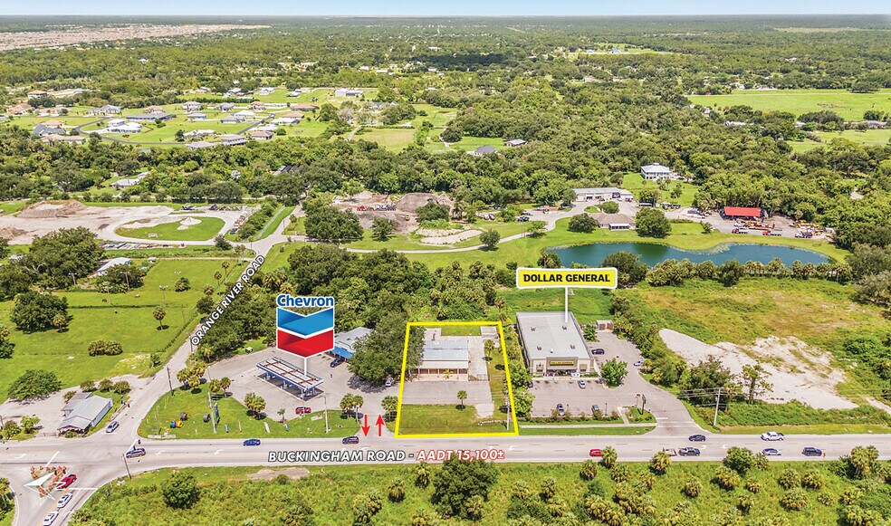 4841 Buckingham Rd, Fort Myers, FL à vendre - Aérien - Image 2 de 8