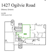 1427 Ogilvie Rd, Ottawa, ON for lease Floor Plan- Image 1 of 1