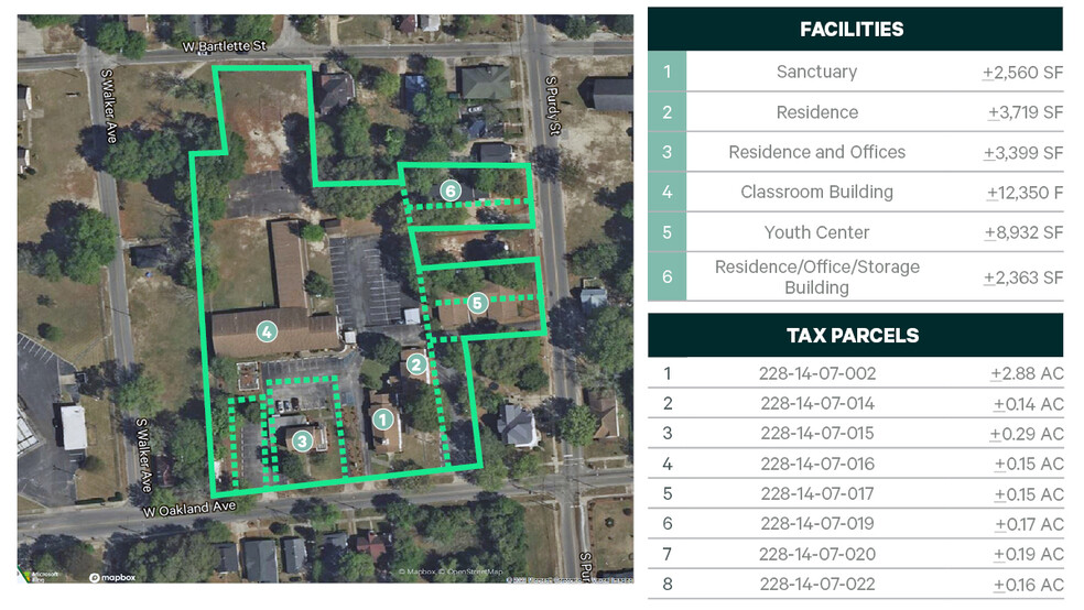 611 W Oakland Ave, Sumter, SC à vendre - Photo du bâtiment - Image 2 de 3