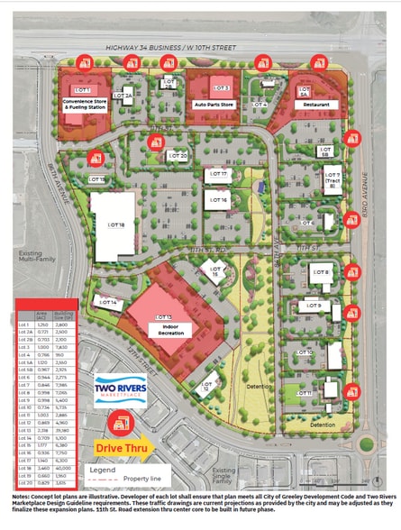 Highway 34 Business & 83rd Avenue, Greeley, CO for sale - Site Plan - Image 2 of 16