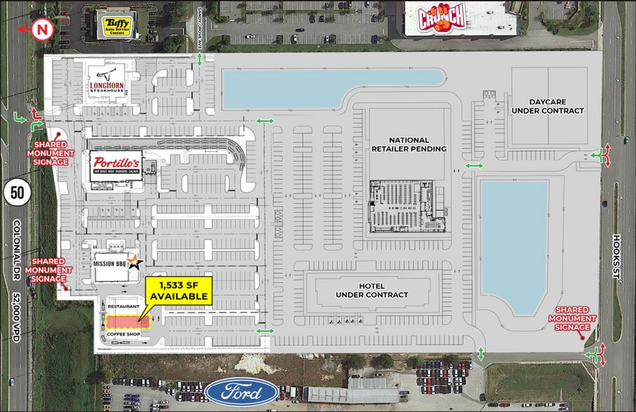 1225 E Highway 50, Clermont, FL à louer - Plan de site - Image 2 de 5