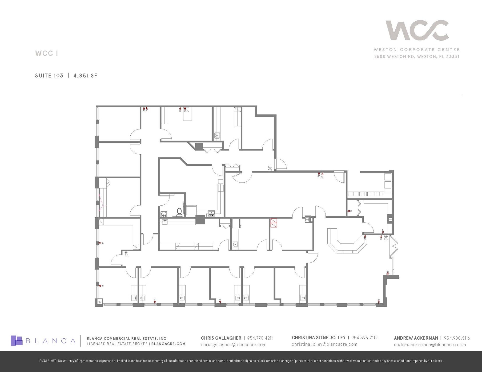 2500 Weston Rd, Weston, FL for lease Floor Plan- Image 1 of 1