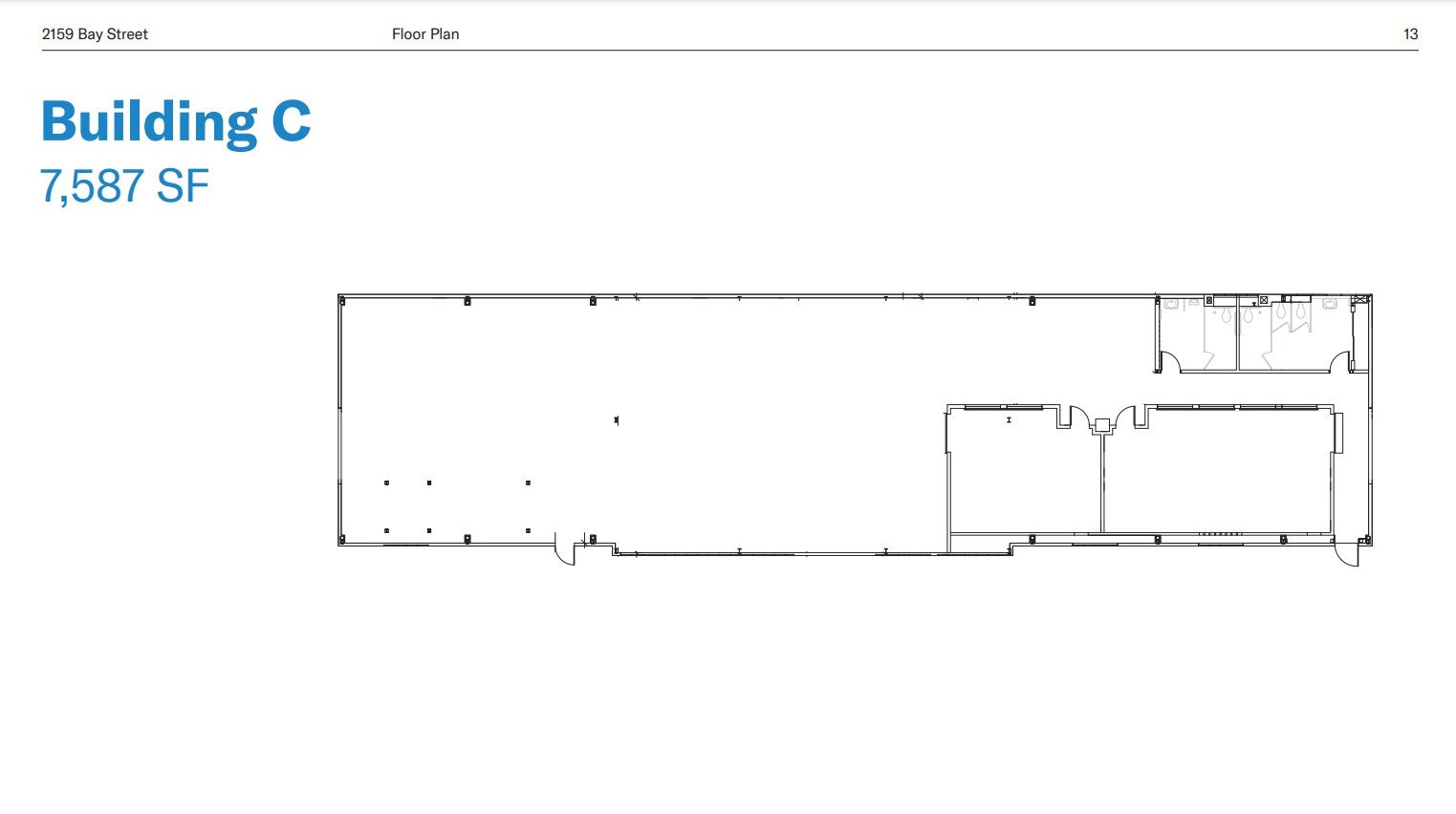 2159 Bay St, Los Angeles, CA for lease Floor Plan- Image 1 of 1