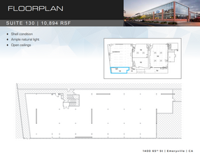 1400 65th St, Emeryville, CA for lease Floor Plan- Image 1 of 1