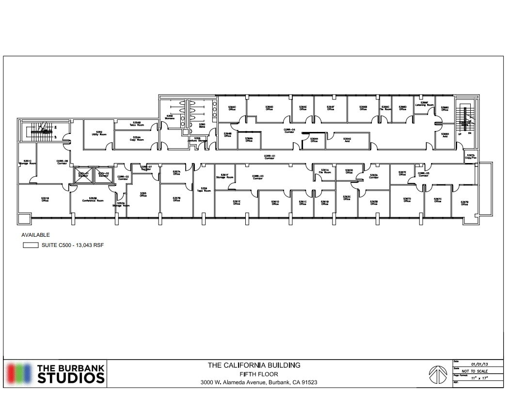 3000 W Alameda Ave, Burbank, CA for lease Floor Plan- Image 1 of 1