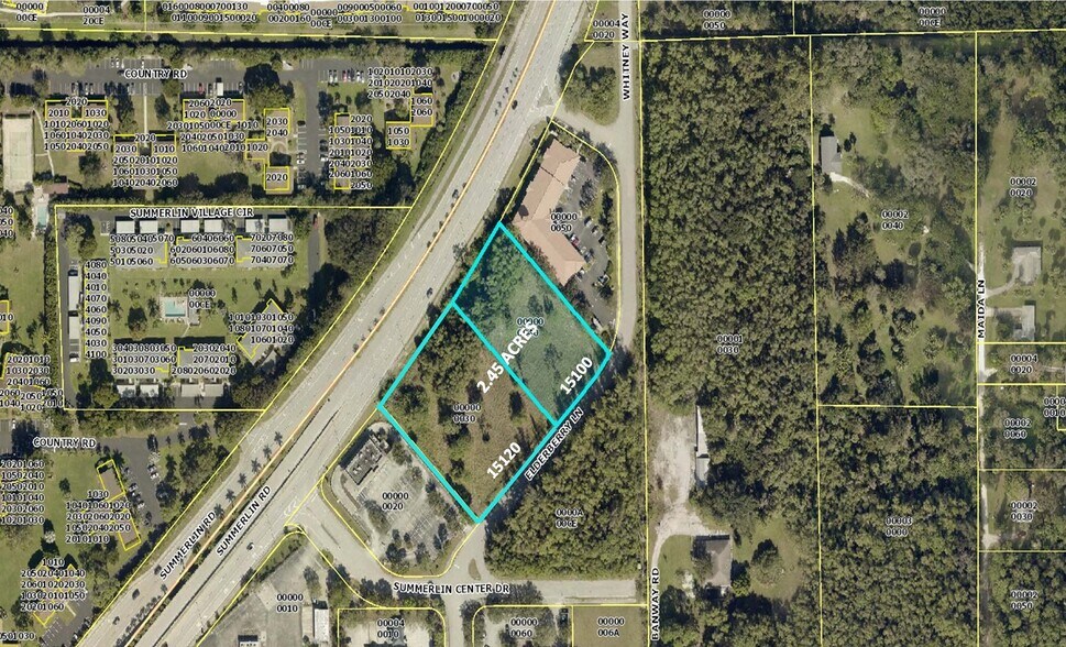 15100 Elderberry Ln, Fort Myers, FL à vendre - Aérien - Image 2 de 5