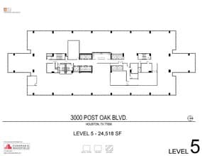 3000 Post Oak Blvd, Houston, TX for lease Floor Plan- Image 1 of 1