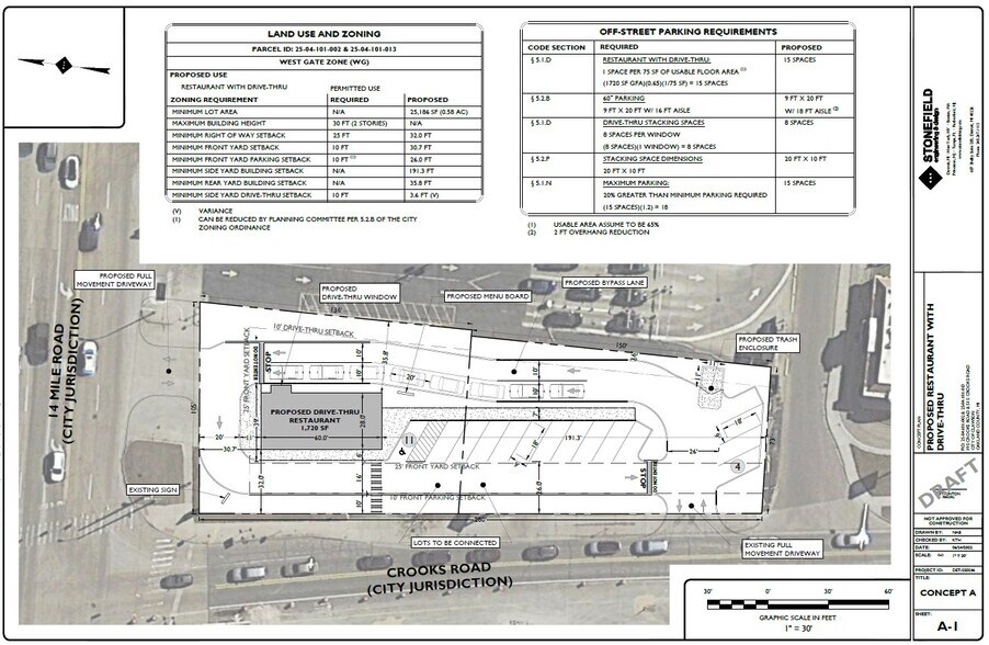 51 S Crooks Rd, Clawson, MI à louer - Plan de site - Image 2 de 2