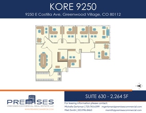 9250 E costilla Ave, Greenwood Village, CO for lease Floor Plan- Image 1 of 1