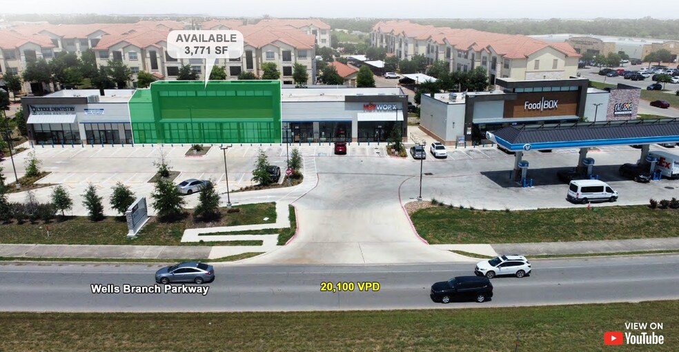 200 E Wells Branch Pky, Pflugerville, TX à louer - Photo du bâtiment - Image 1 de 6