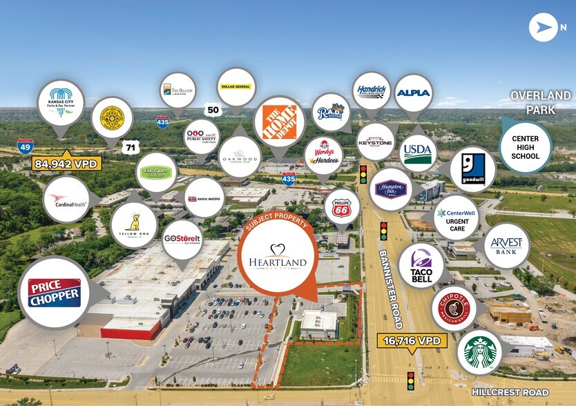 5675 E Bannister Rd, Kansas City, MO for sale - Aerial - Image 2 of 4