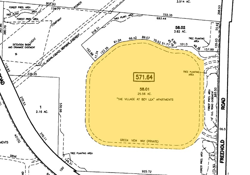 40 Bey Lea Rd, Toms River, NJ à vendre - Plan cadastral - Image 2 de 4