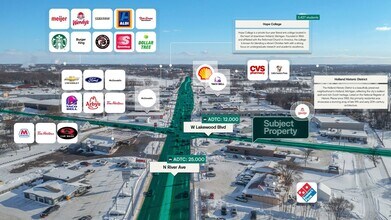 250 N River Ave, Holland, MI - Aérien  Vue de la carte - Image1