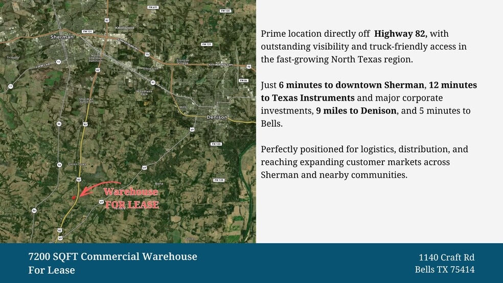 1140 Craft Rd, Bells, TX for lease - Building Photo - Image 3 of 10