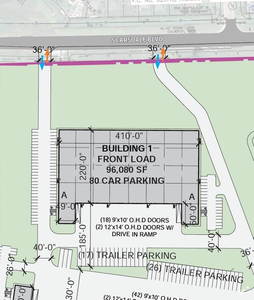 Scarsdale Blvd @ I-45 South, Houston, TX à louer - Plan de site - Image 2 de 4