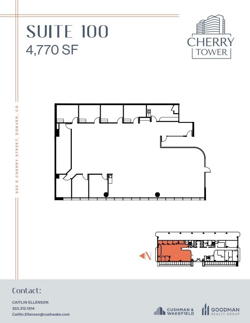 950 S Cherry St, Denver, CO for lease Floor Plan- Image 1 of 1