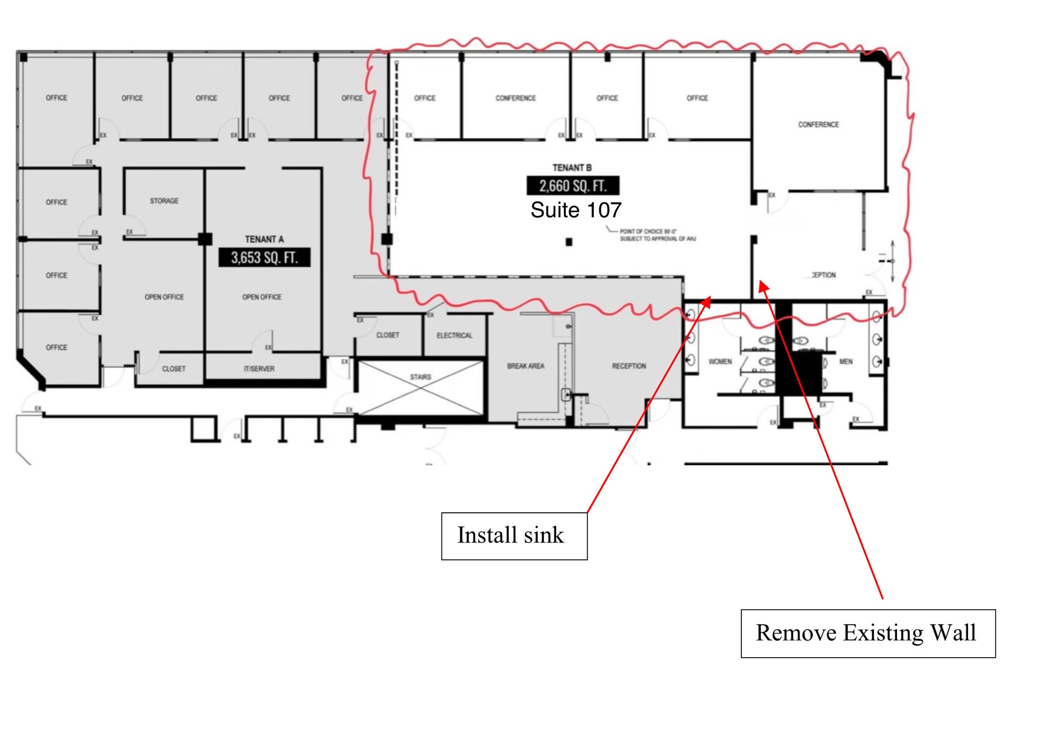 6100 Chevy Chase Dr, Laurel, MD for lease Floor Plan- Image 1 of 1