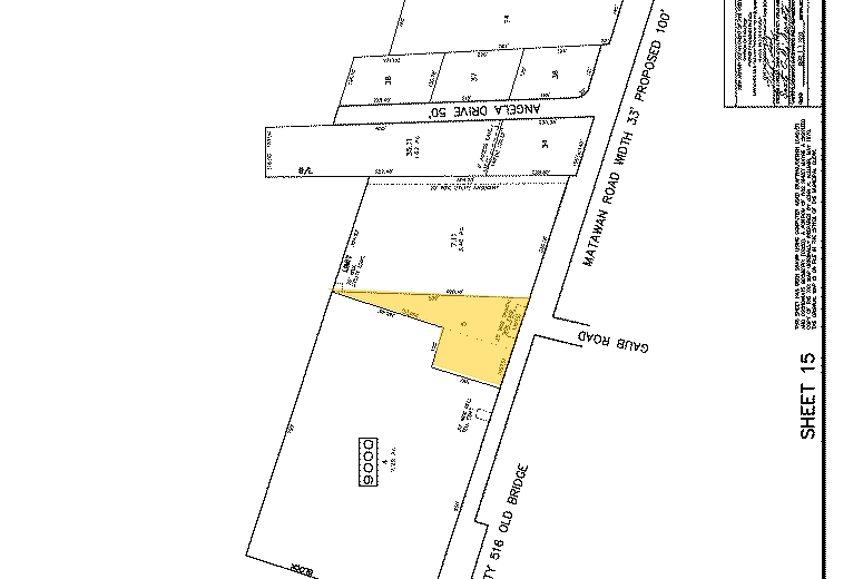 2590 Rt 516, Old Bridge, NJ à louer - Plan cadastral - Image 3 de 5