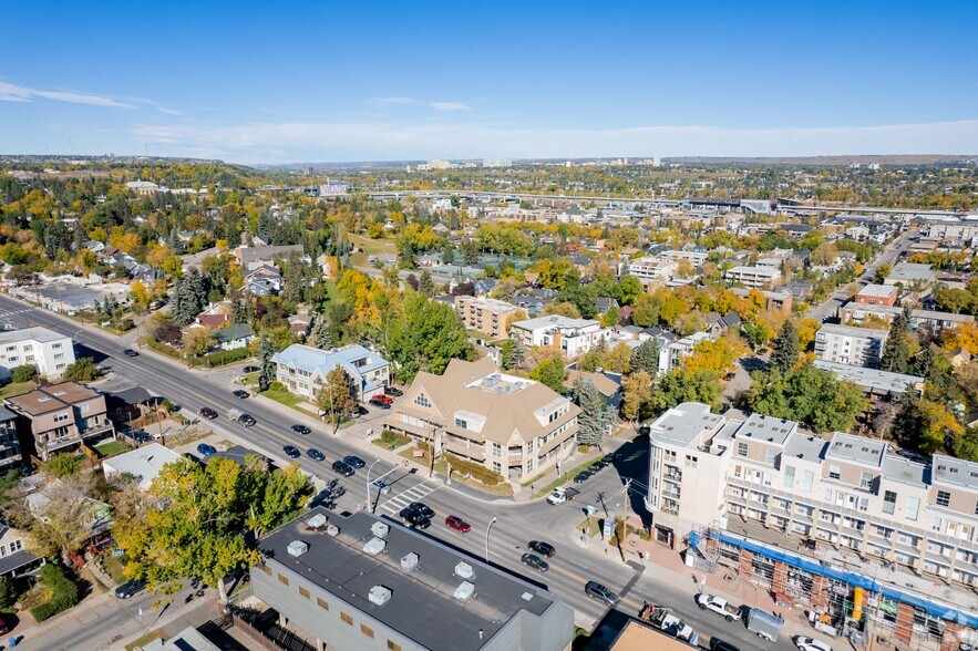 1608 17th Ave SW, Calgary, AB for lease - Aerial - Image 2 of 4