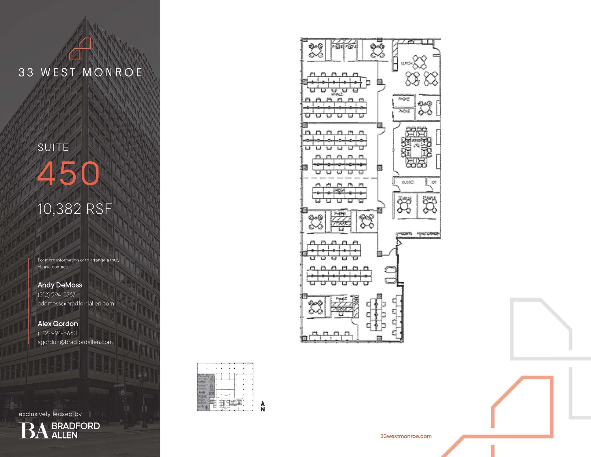 33 W Monroe St, Chicago, IL for lease Floor Plan- Image 1 of 4