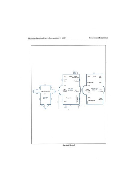 318 N Calhoun St, Tallahassee, FL à vendre - Plan d’étage - Image 3 de 8