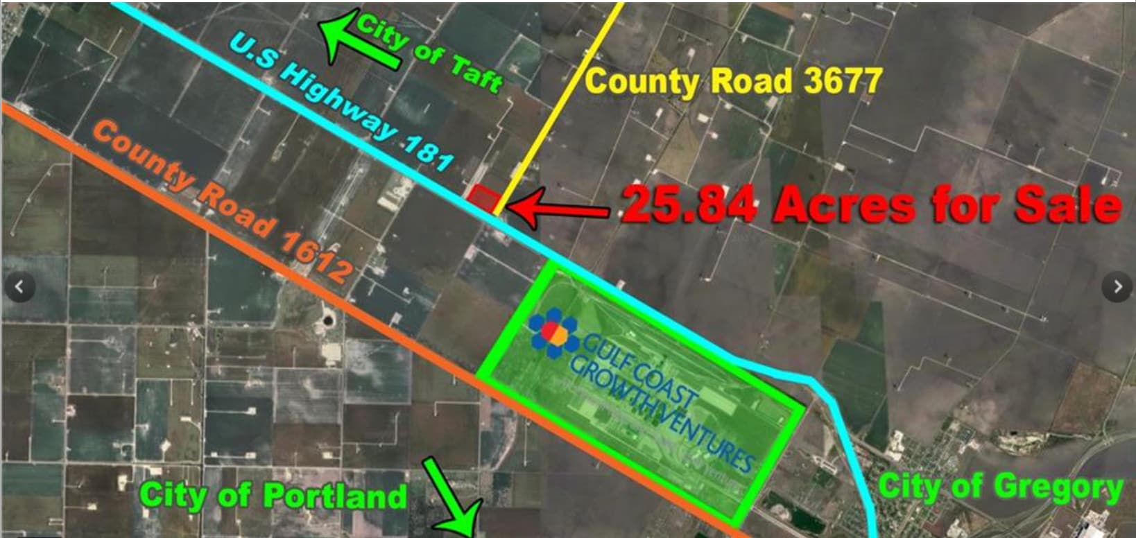 NW Corner 181 & County Rd 3677 hwy, Gregory, TX for sale Primary Photo- Image 1 of 2