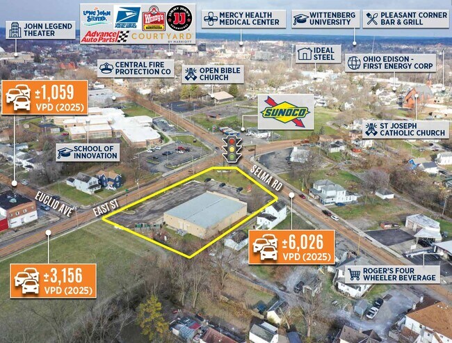More details for 801 Selma Rd, Springfield, OH - Retail for Sale