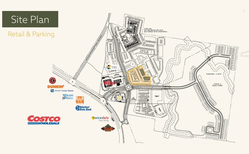 Golden Bear Parkway and Interstate 40, Mt Juliet, TN for lease - Site Plan - Image 2 of 4