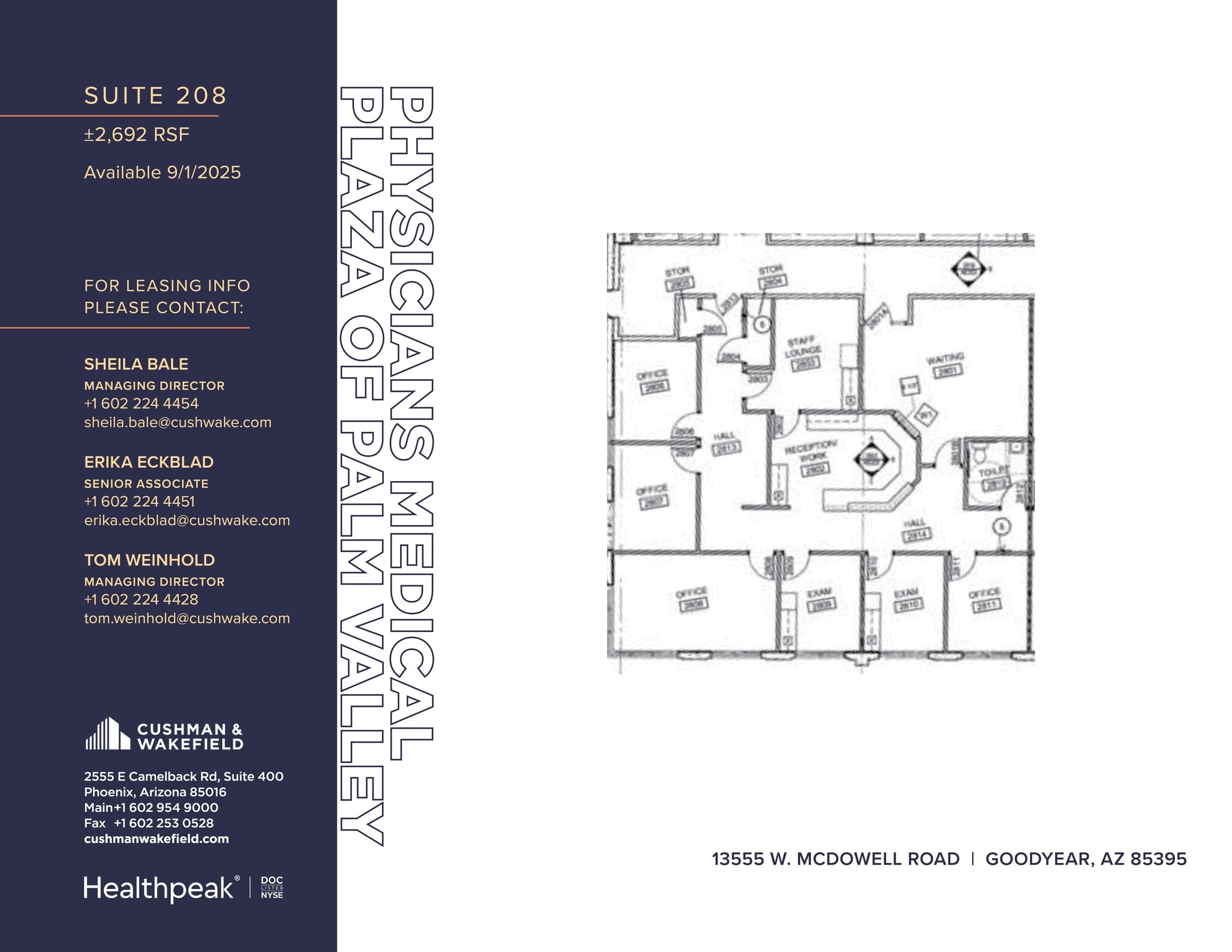13555 W McDowell Rd, Goodyear, AZ for lease Site Plan- Image 1 of 1