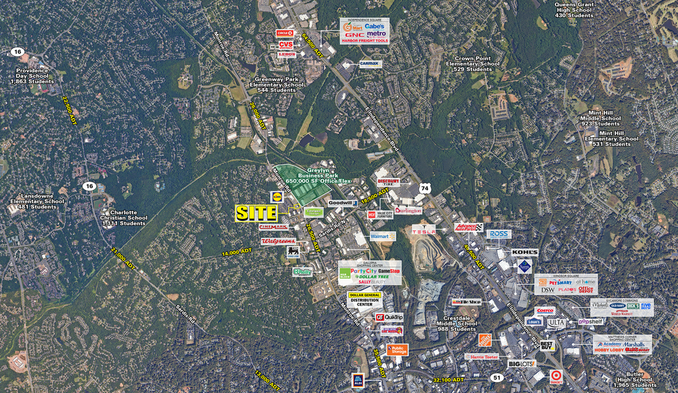 9456 Monroe Rd, Charlotte, NC for lease - Building Photo - Image 1 of 6