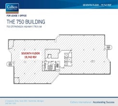 750 Stephenson Hwy, Troy, MI for lease Floor Plan- Image 1 of 1
