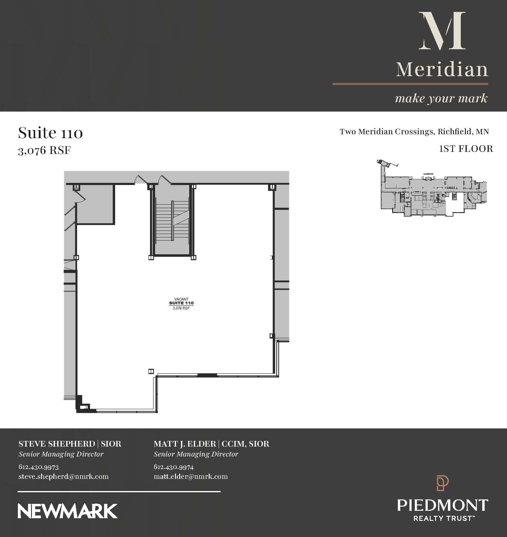 1 Meridian Crossings, Richfield, MN à louer Plan d’étage- Image 1 de 1