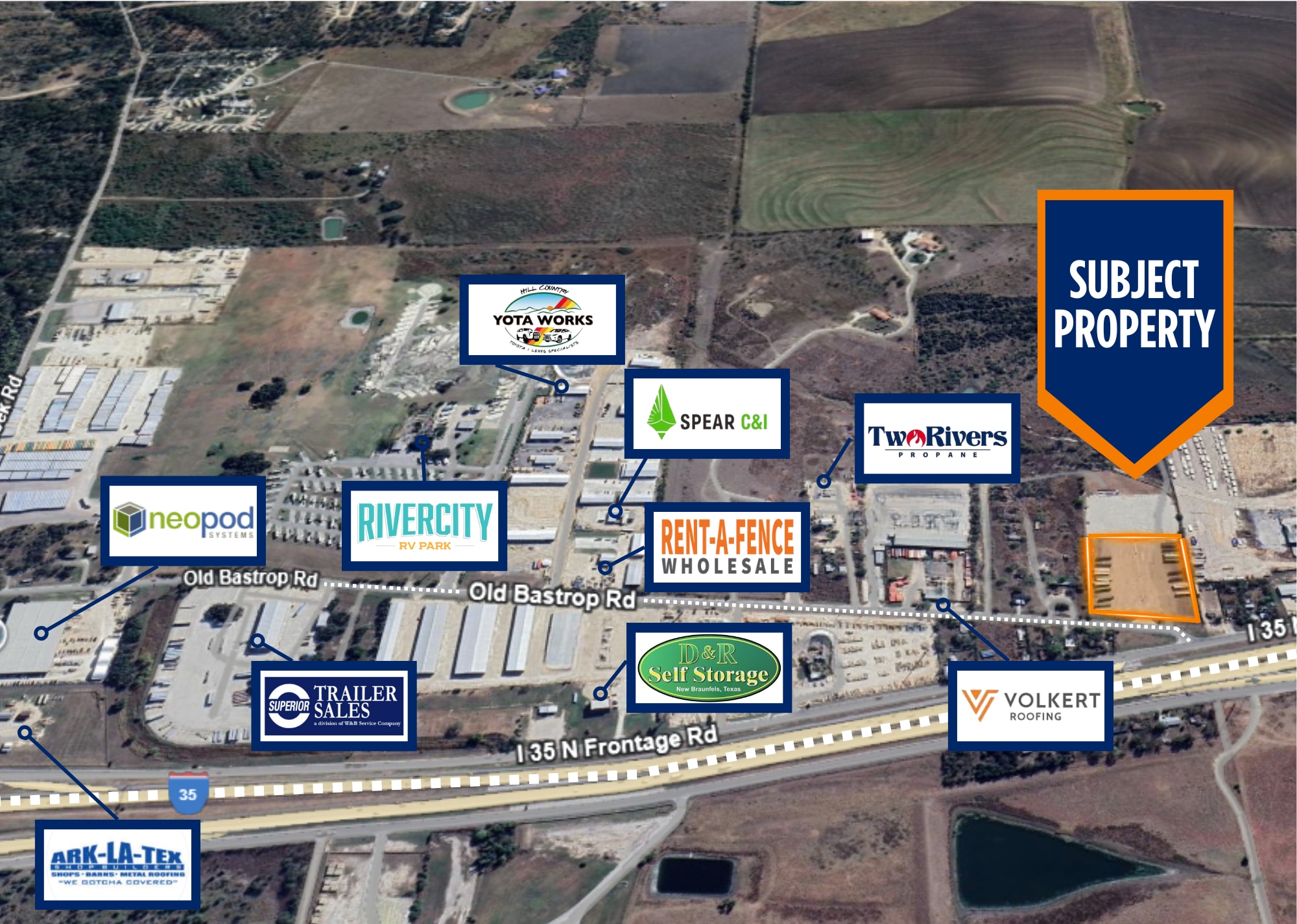 8139-8197 Old Bastrop Rd, New Braunfels, TX for lease Building Photo- Image 1 of 7