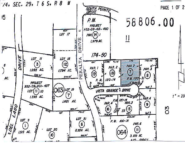 23281 Vista Grande Dr, Laguna Hills, CA à vendre - Plan cadastral - Image 3 de 7