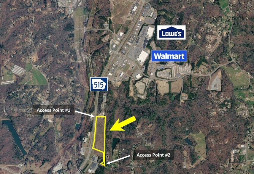 7284 Highway 515, Ellijay, GA for sale - Aerial - Image 3 of 7