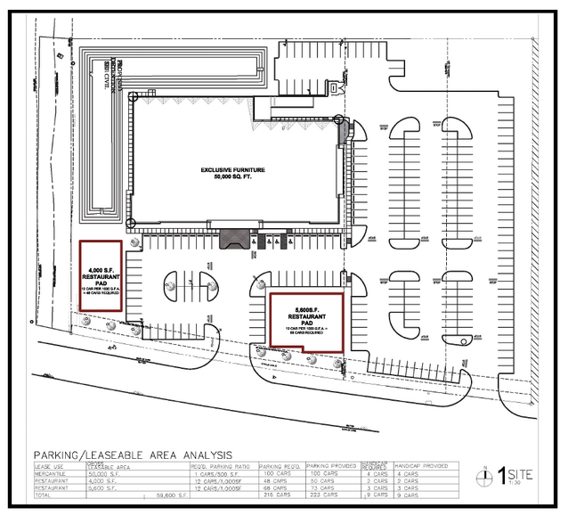 Gulf Freeway, Webster, TX à louer - Plan de site - Image 2 de 2