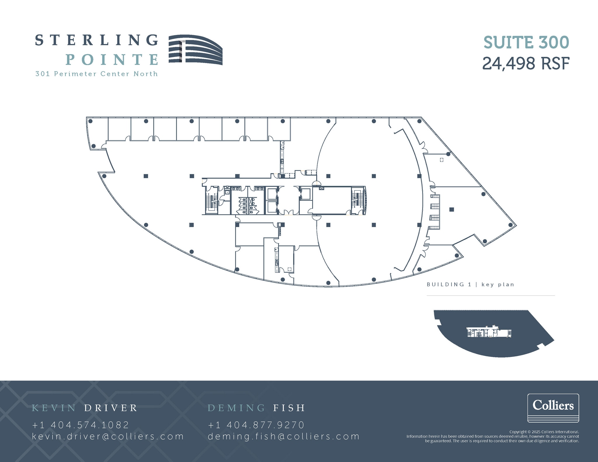 301 Perimeter Ctr N, Atlanta, GA à louer Plan d’étage- Image 1 de 1