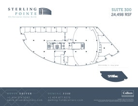 301 Perimeter Ctr N, Atlanta, GA à louer Plan d’étage- Image 1 de 1