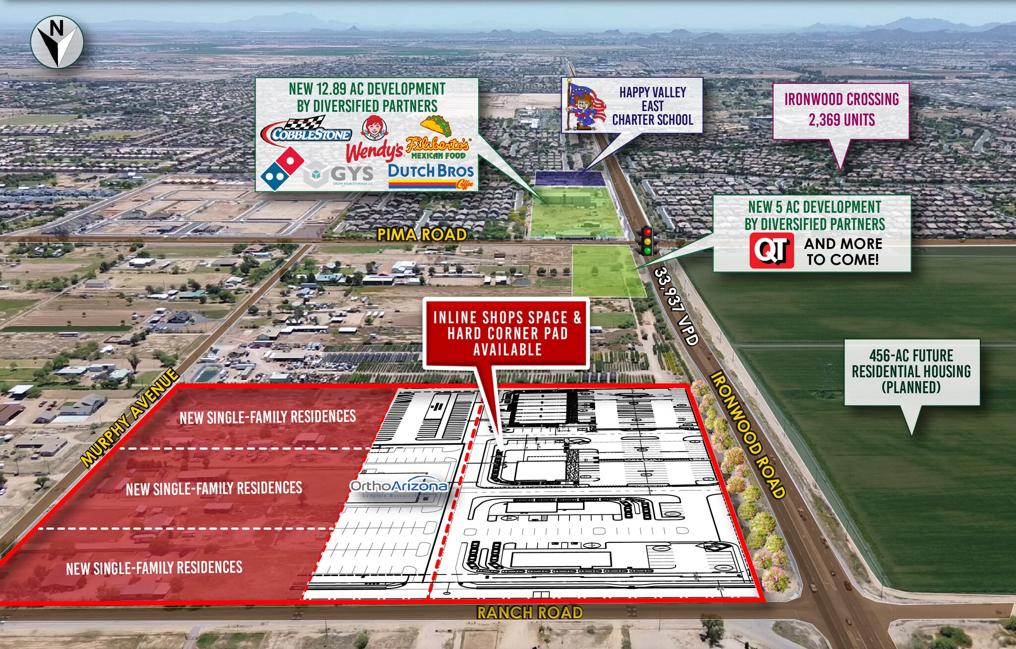 SEC Ironwood Rd & Ranch Rd, San Tan Valley, AZ for lease Primary Photo- Image 1 of 4