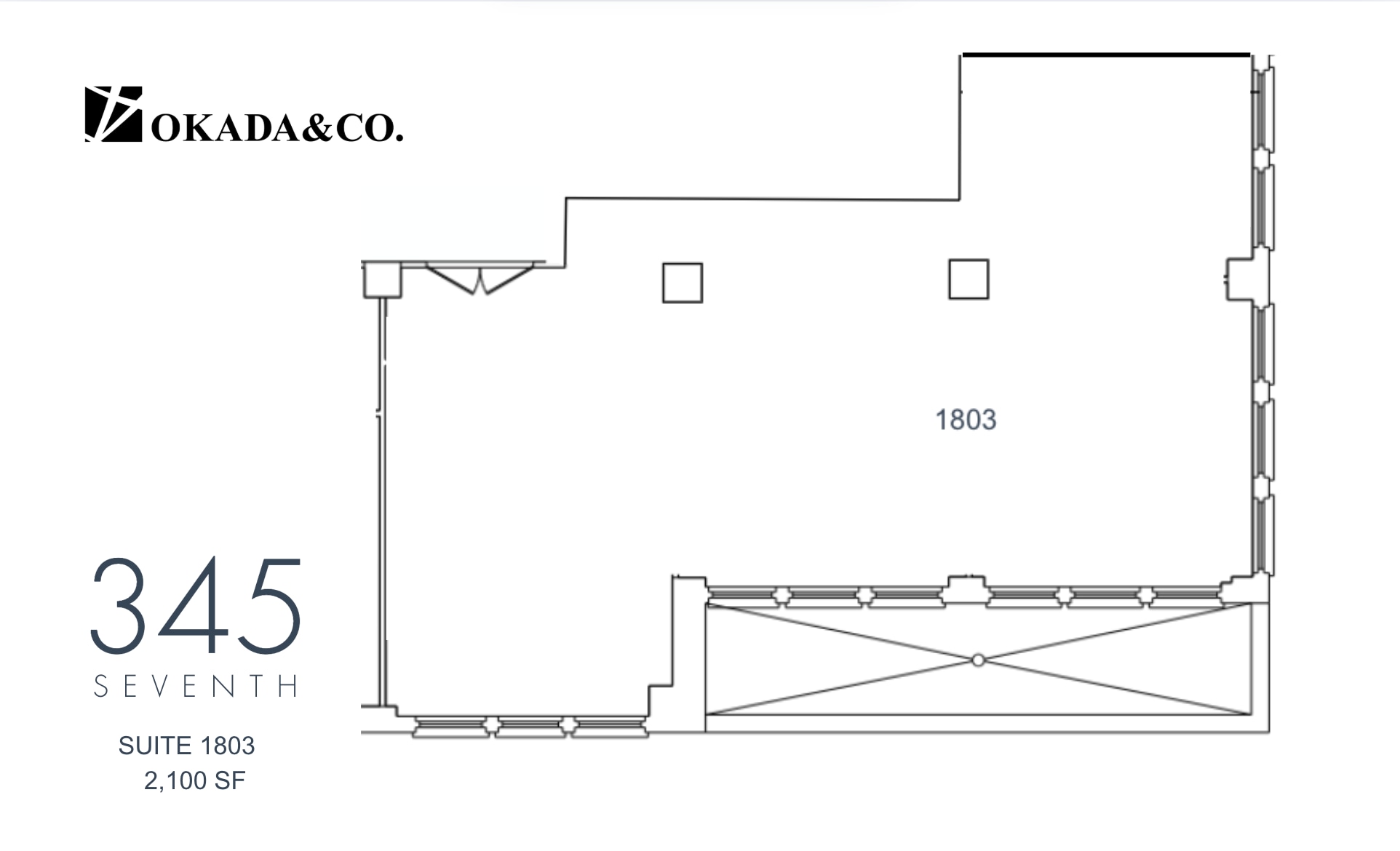 345 Seventh Ave, New York, NY for lease Floor Plan- Image 1 of 9