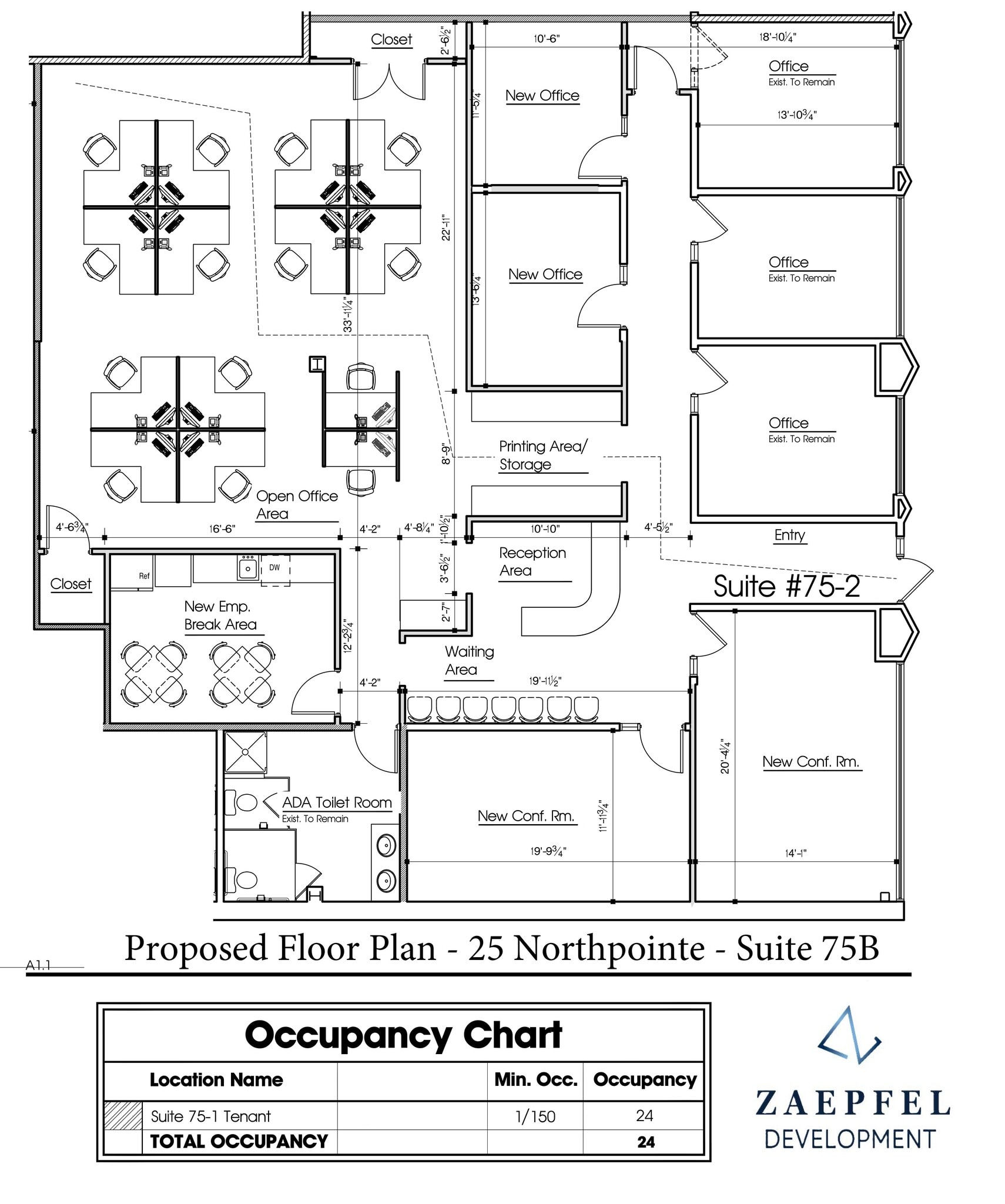 25 Northpointe Pky, Amherst, NY à louer Plan d’étage- Image 1 de 1