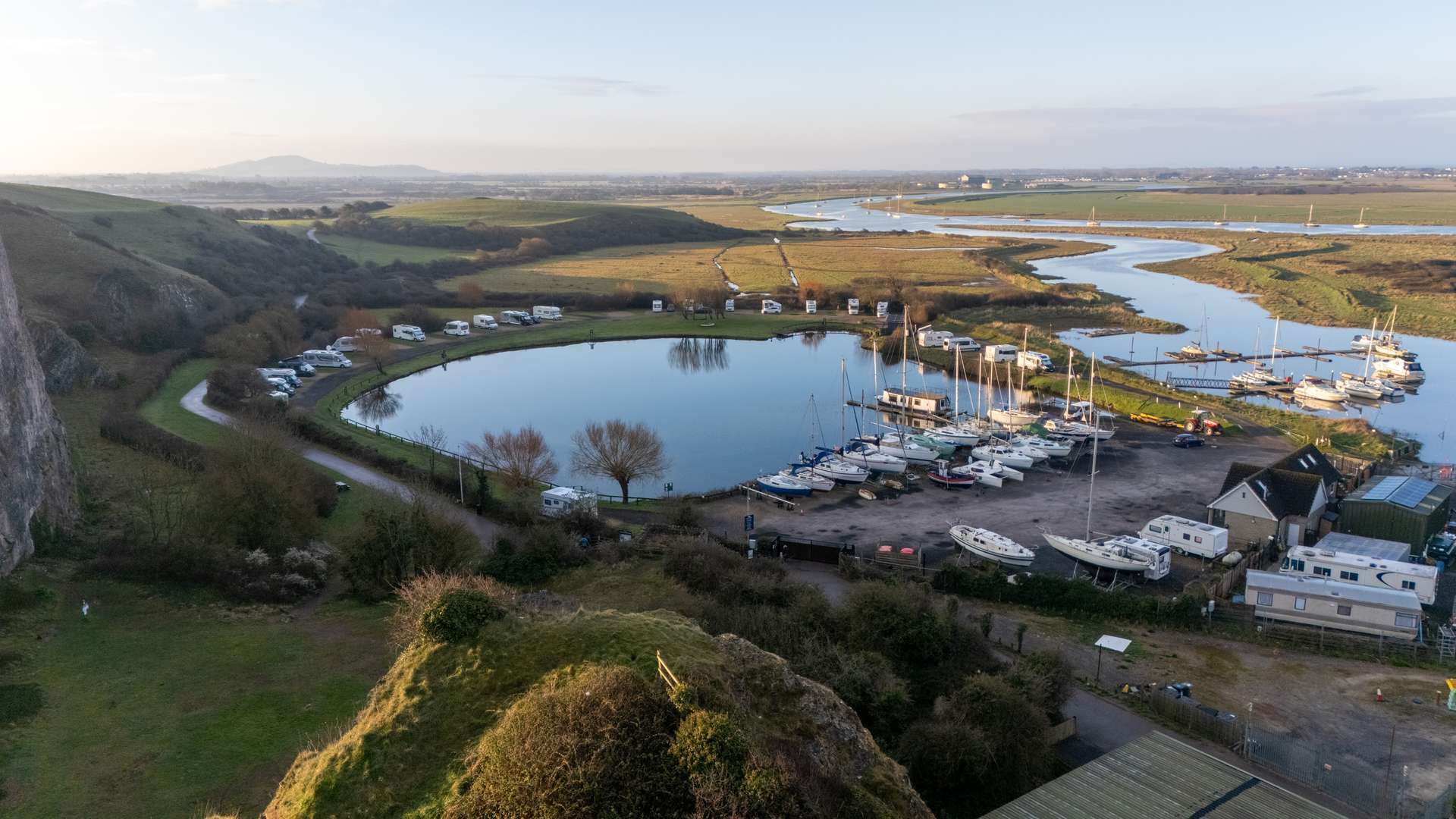 Terrain dans Uphill Wharf, Weston Super Mare à vendre Aérien- Image 1 de 2